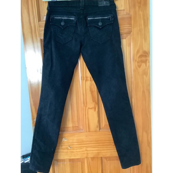 Swarovski crystals True Religion black jeans - Picture 2 of 4